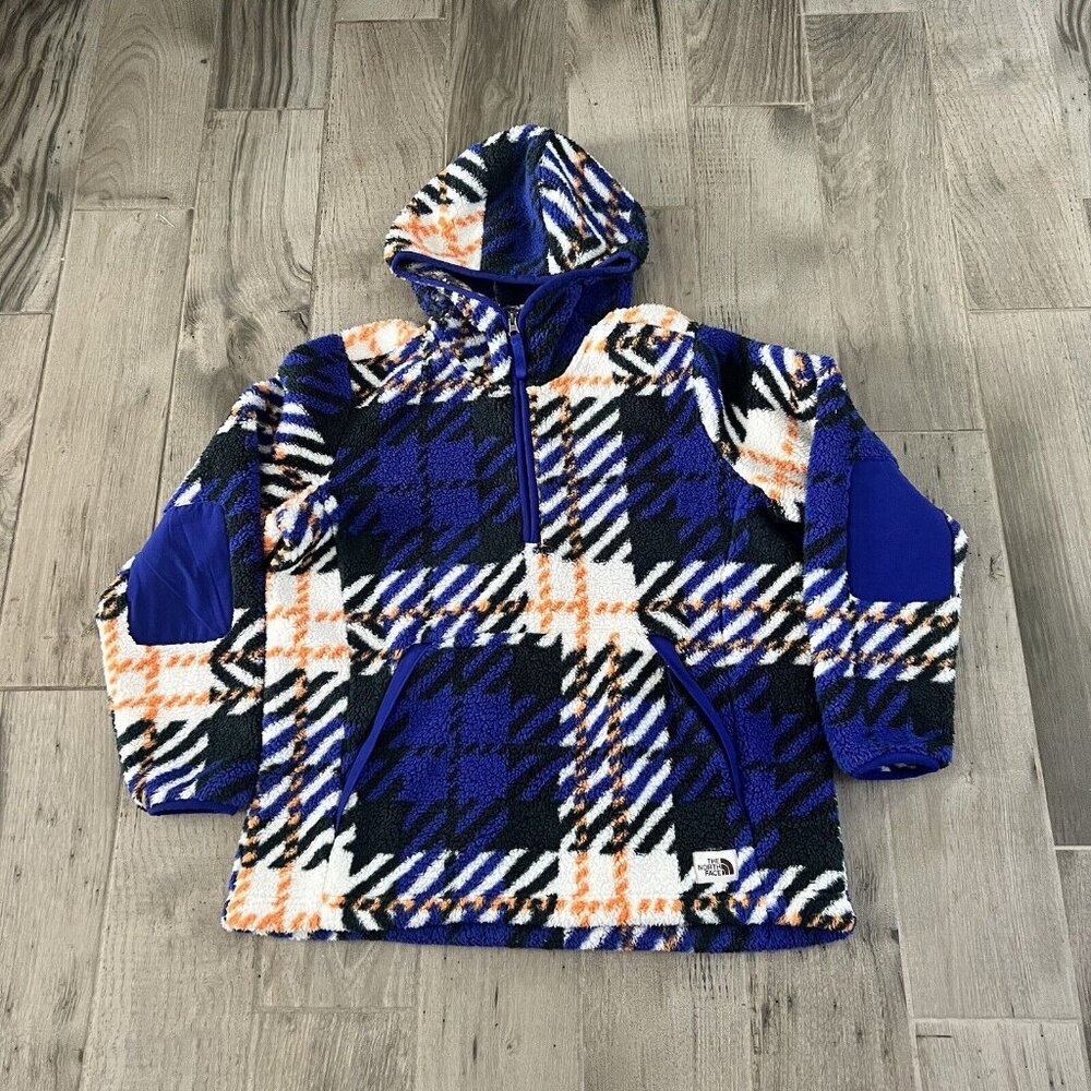 THE NORTH FACE Campshire 2.0 blue orange black sherpa Women’s Large